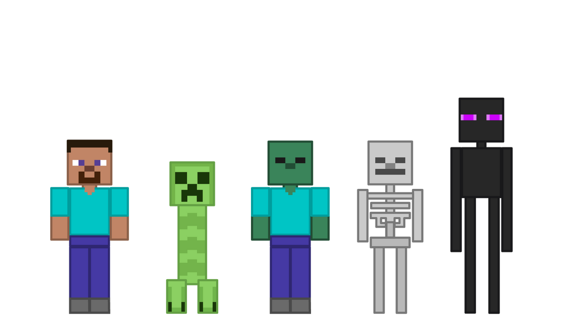 minecraft characters clipart - photo #31