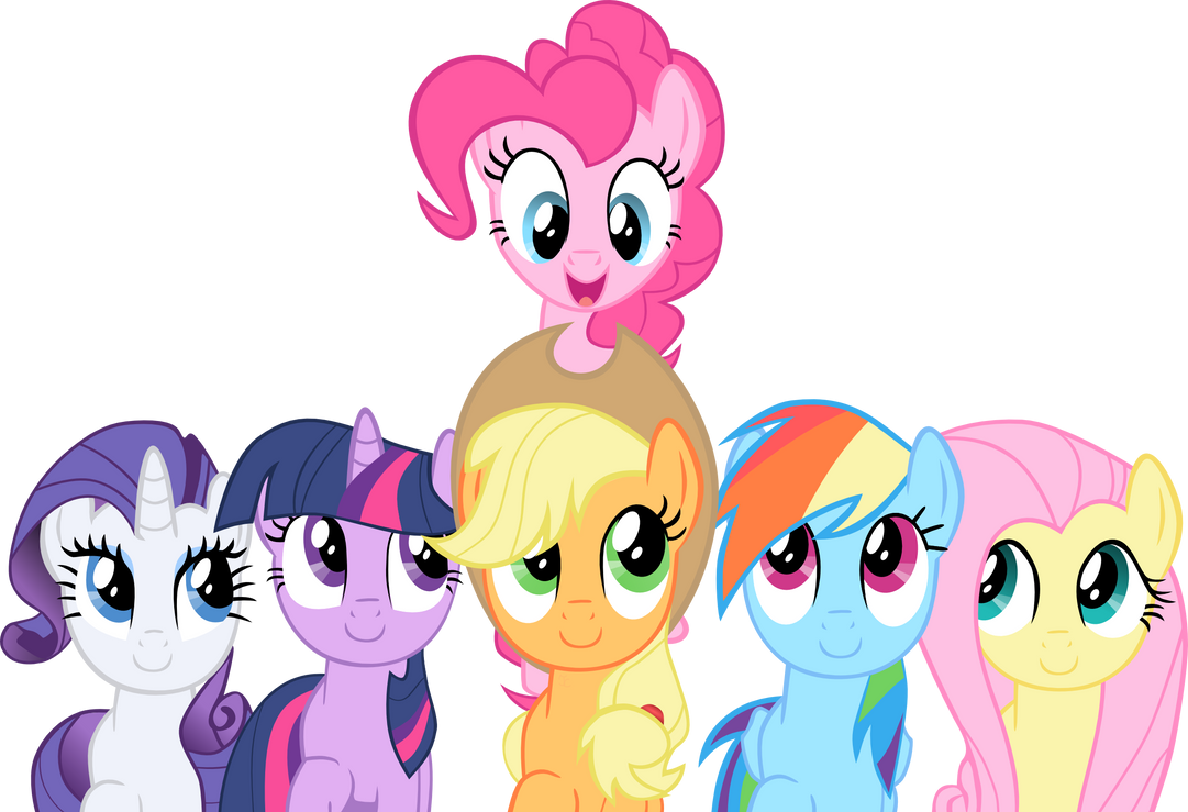 smile_song_mane_6_vector_by_exe2001-d4r1