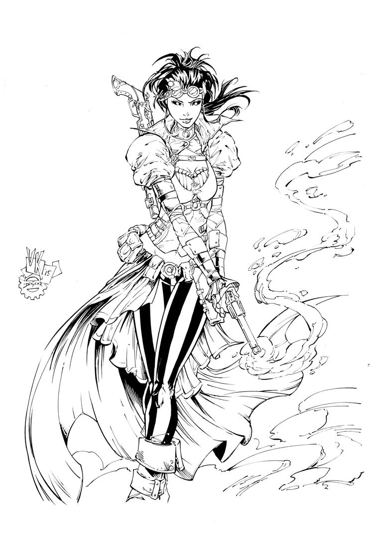 lady mechanika coloring pages - photo #8