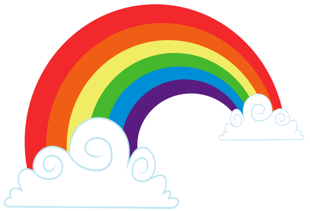 rainbow clipart vector - photo #43