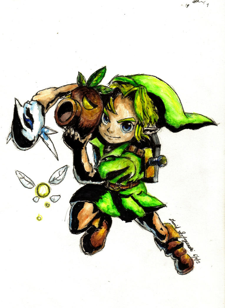 Legend of Zelda: Majora's Mask - Link by davidsobo on DeviantArt