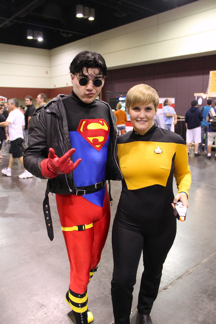 Super Boy and Star Treks TNG Tasha Yar by cyberzing432 on 