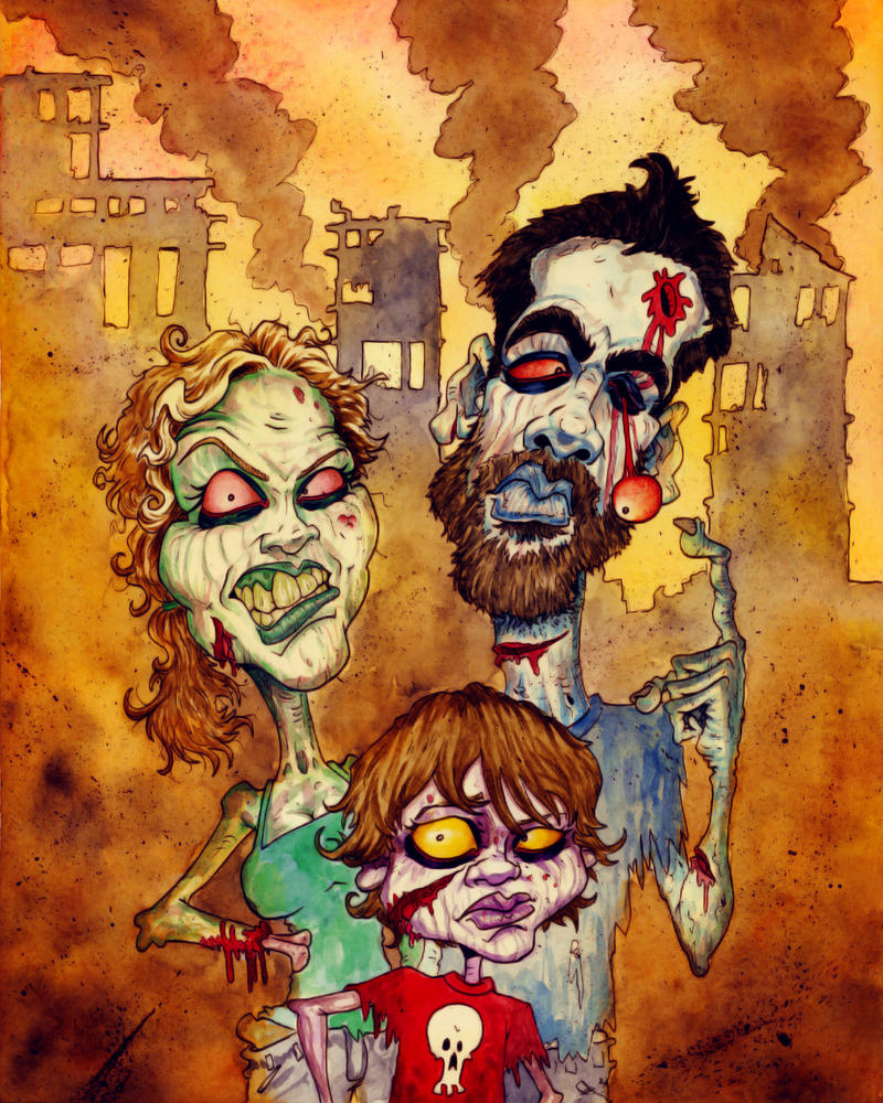 zombie family clipart - photo #48
