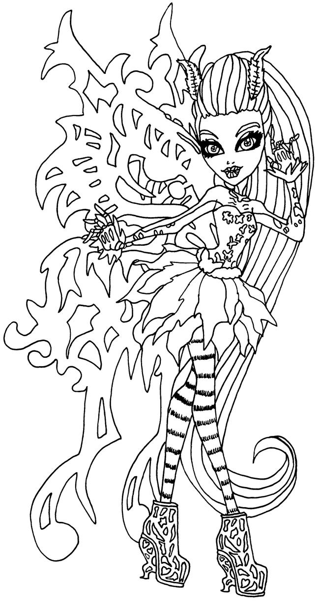 baby ghoulia coloring pages - photo #15