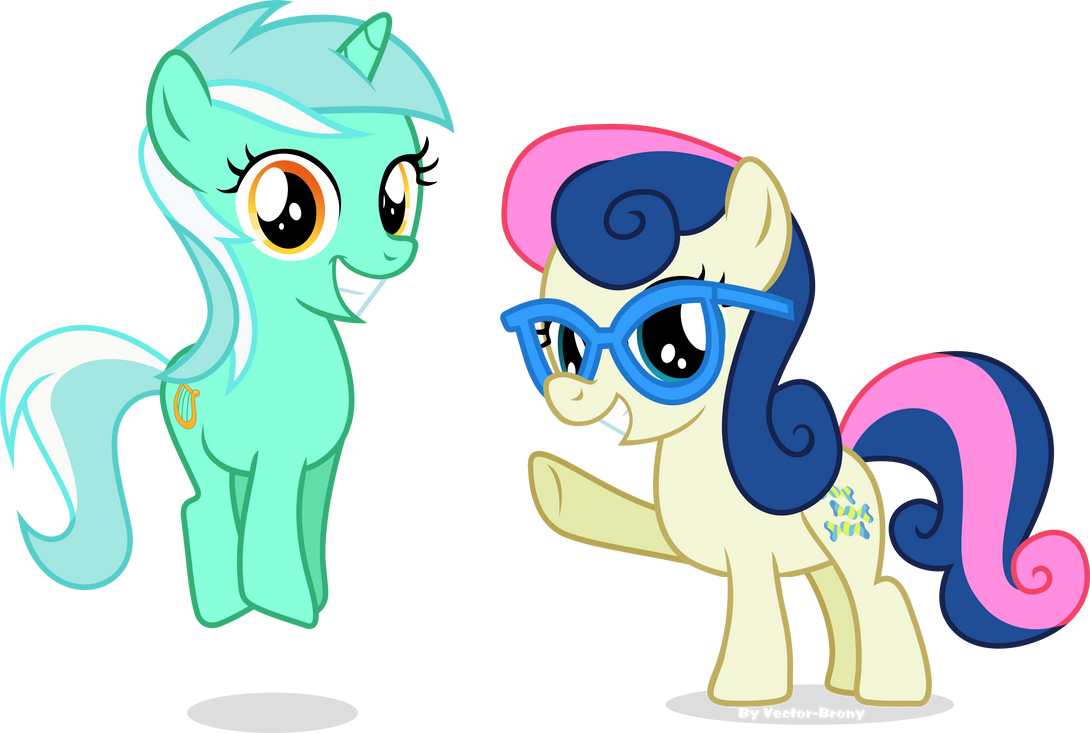 filly_lyra_and_bonbon_by_vector_brony-d7