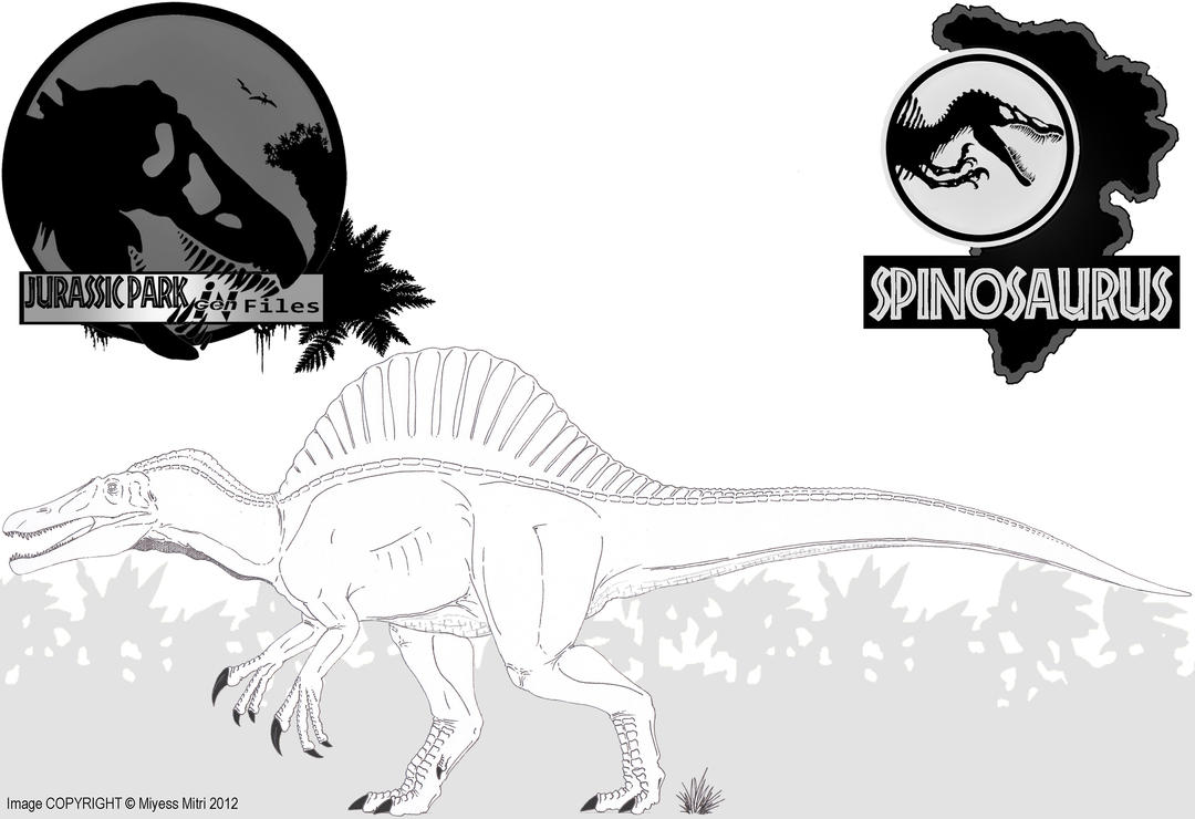 t rex and spinosaurus coloring pages - photo #47