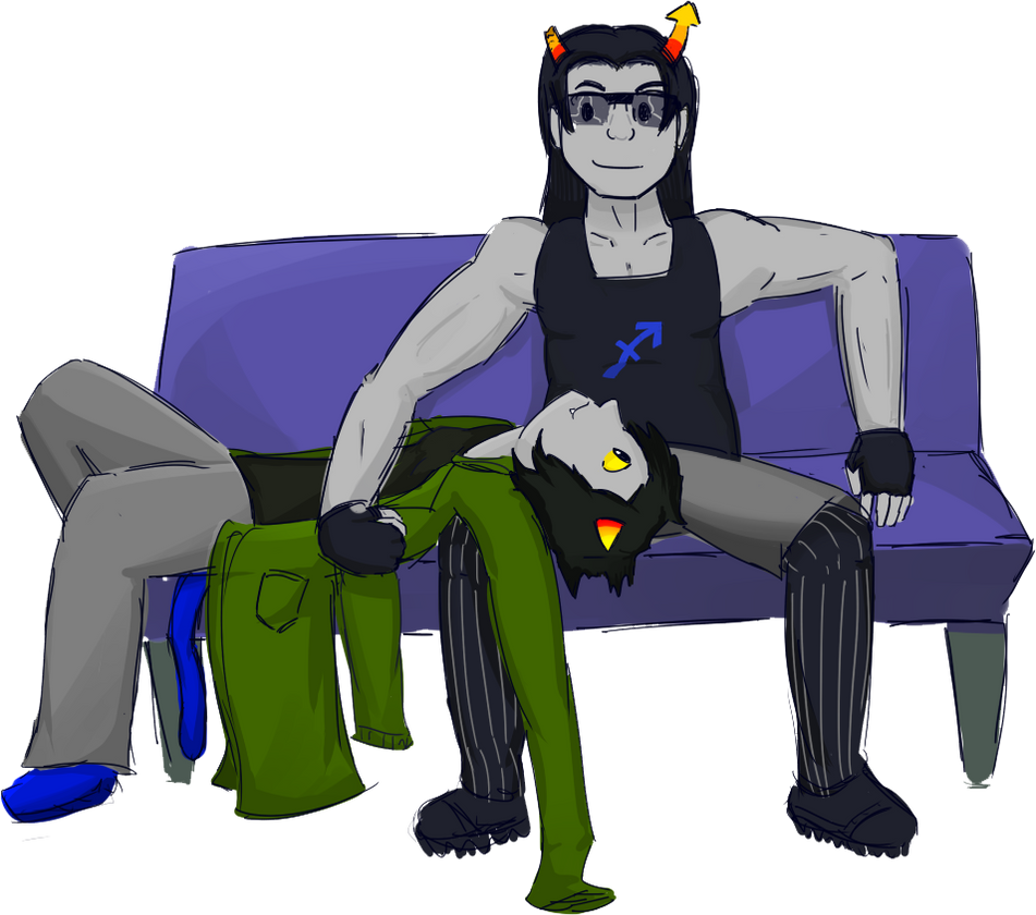 Equius and Nepeta by Volcanoid on DeviantArt