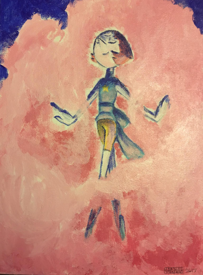 Pearl in acrylic paint. I'm not great with acrylics but I thought I'd give it a shot anyways. Steven Universe is copyright of Cartoon Network and Rebecca Sugar.