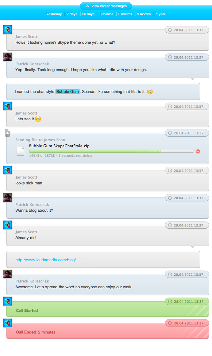 My conversation on skype with a couple from america 8